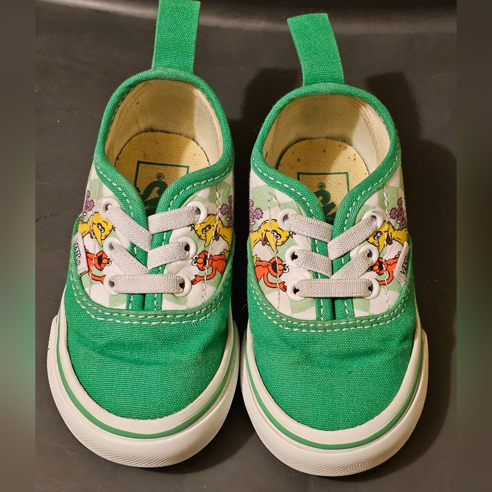 Size 5 toddler Sesame Street Vans